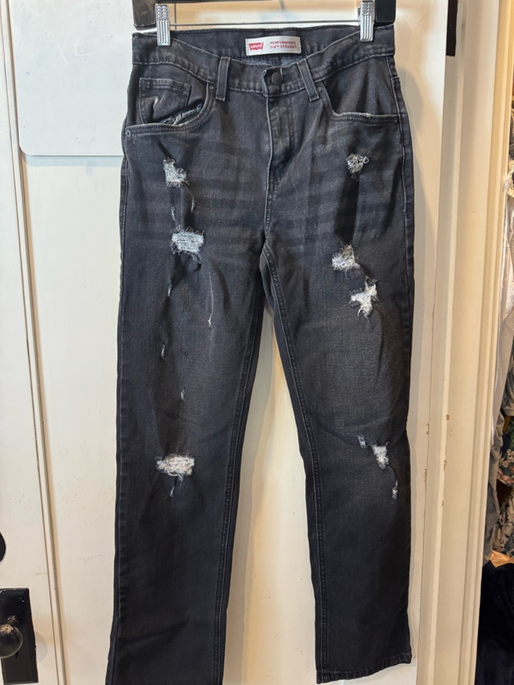 Levi's Black Straight-Leg Kids Jeans